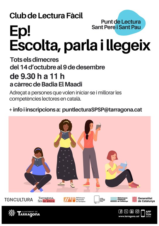 Club de Lectura Fàcil: "Ep! Escolta, parla i llegeix"