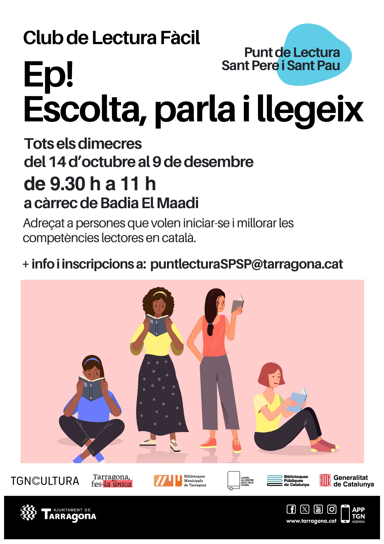 Club de Lectura Fàcil: "Ep! Escolta, parla i llegeix"