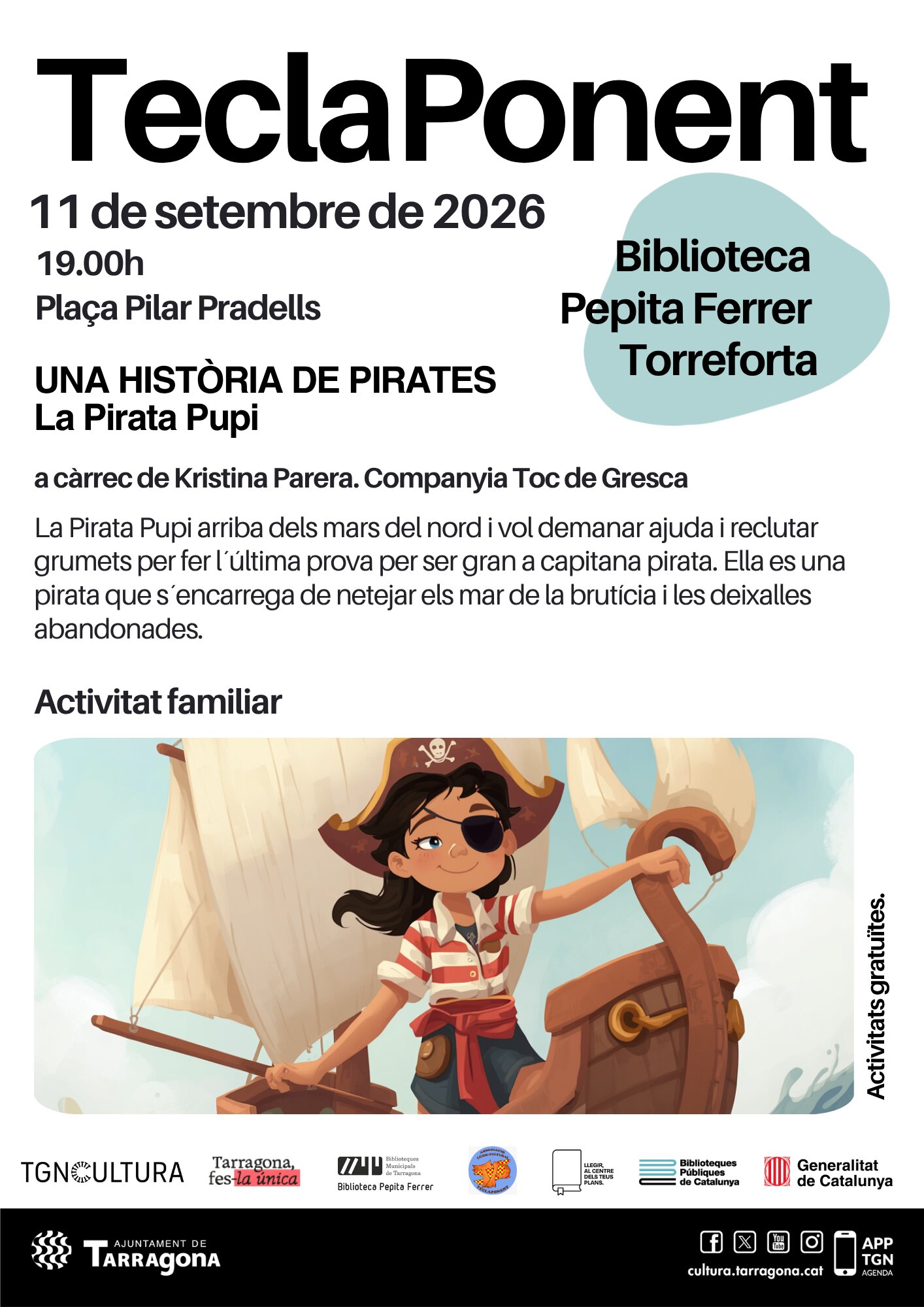 Santa Tecla a Ponent: Una història de pirates