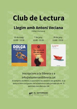 Club de lectura Llegim amb Antoni Veciana