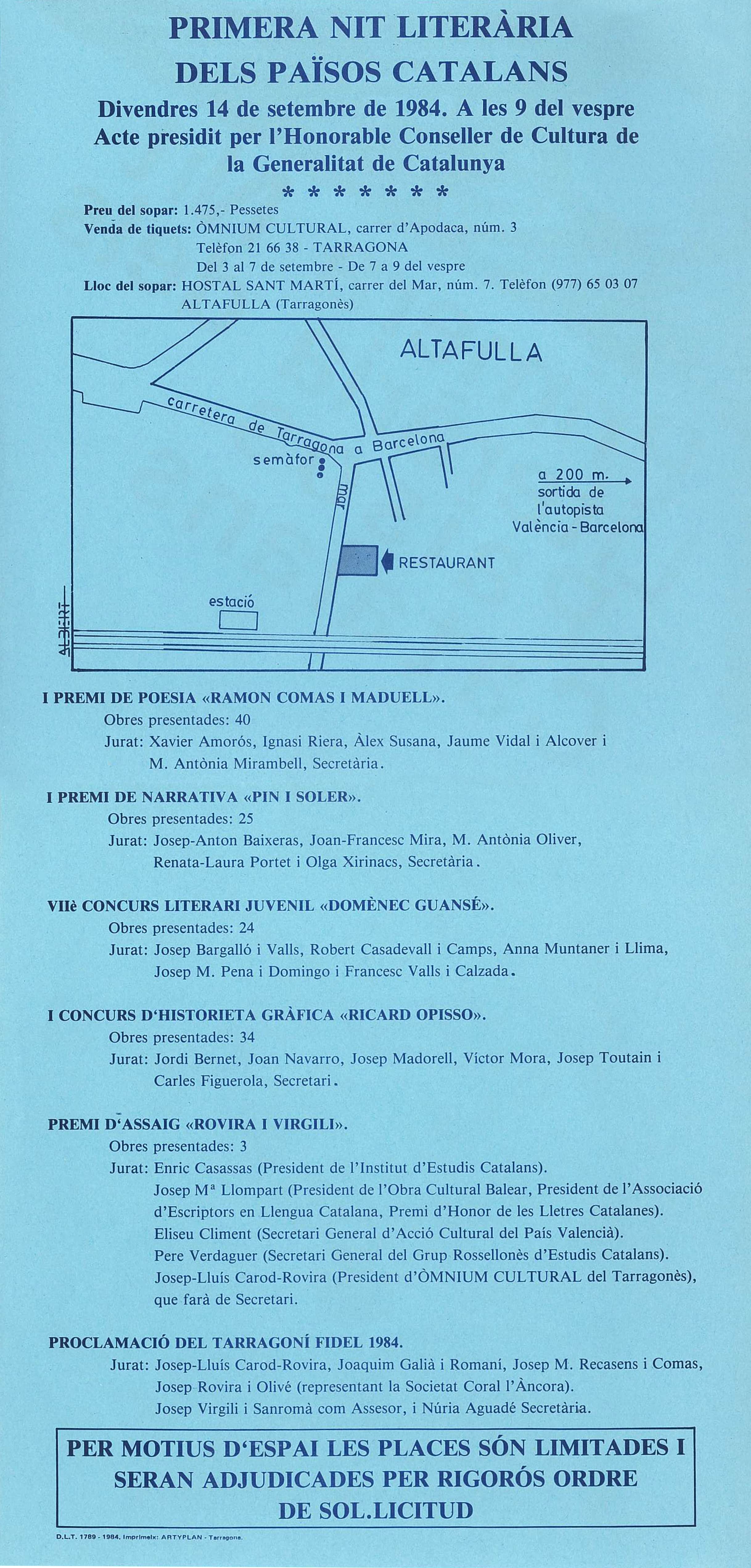cartell premis 2 cara