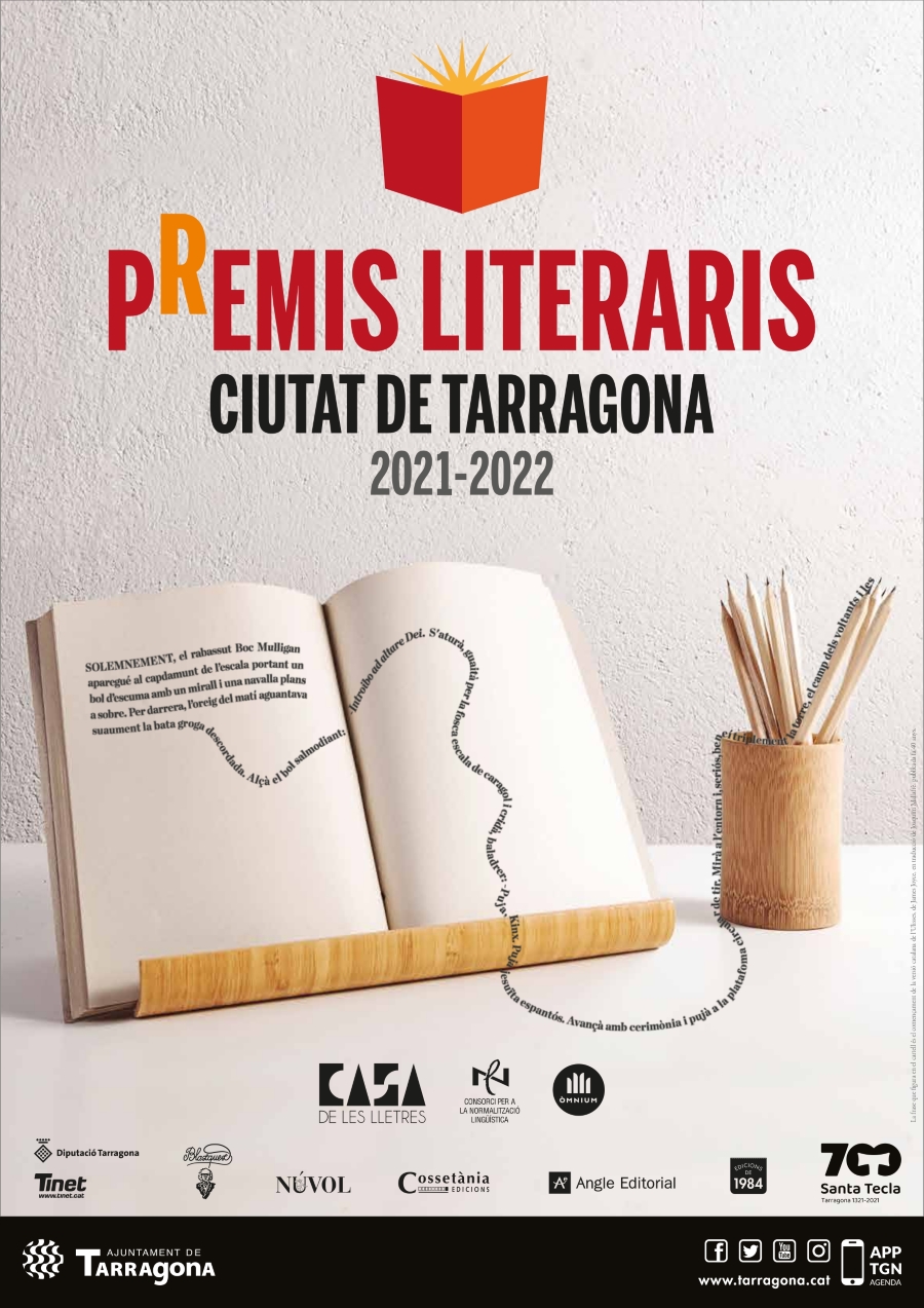 Cartell Premis Literaris 2021-2022