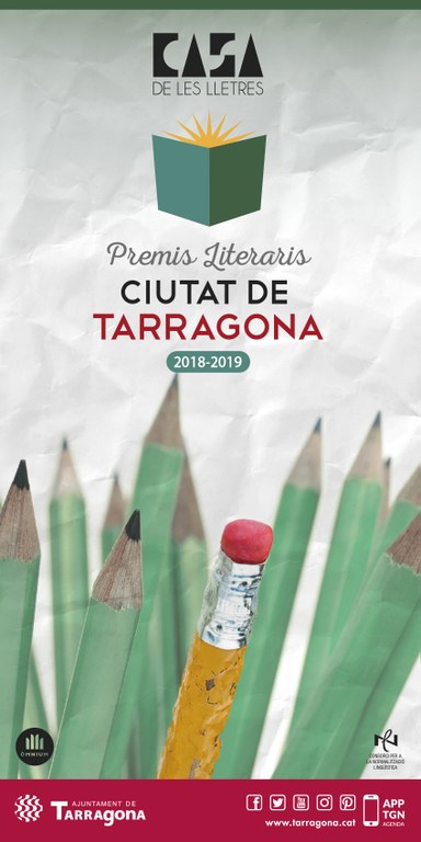 Oberta la 29a convocatòria dels Premis Literaris Ciutat de Tarragona