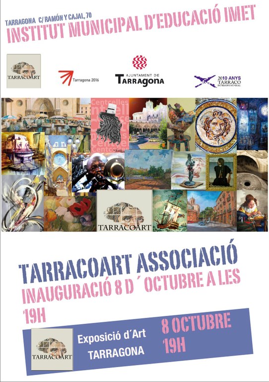 S'inagura l'exposició Tarracoart a l'Institut Municipal d'Educació (IMET)
