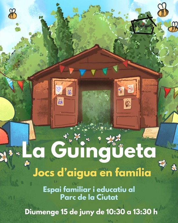 La Guingueta: Jocs d’aigua en família
