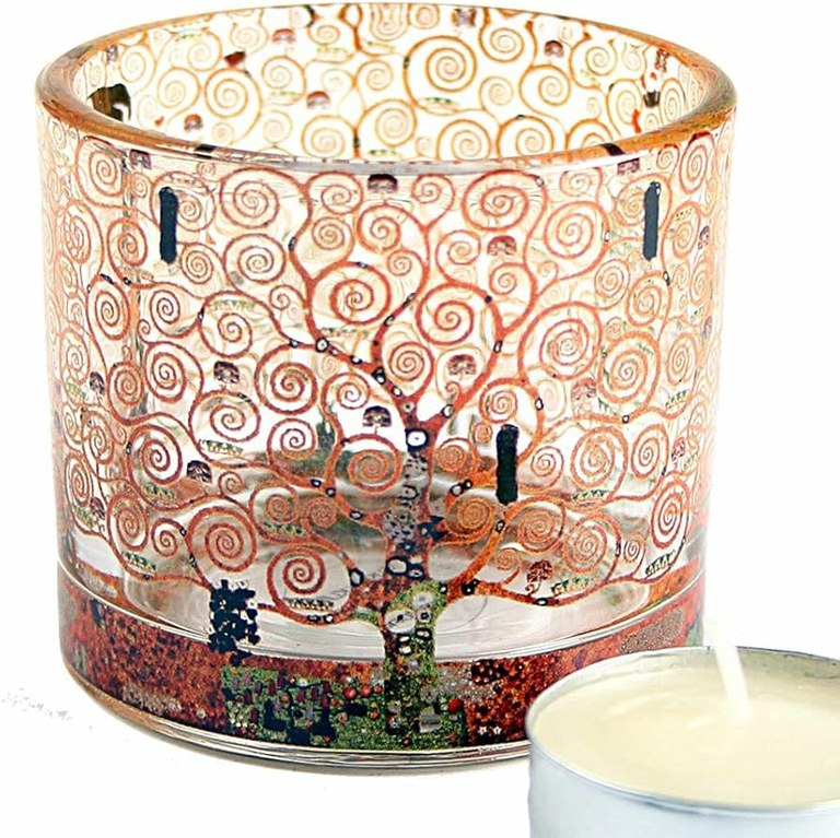 El Nadal dels Superpoders: Llum d’Art: Portaespelmes Klimt