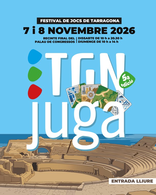 5a edició de TGN Juga. Festival de Jocs de Taula de Tarragona
