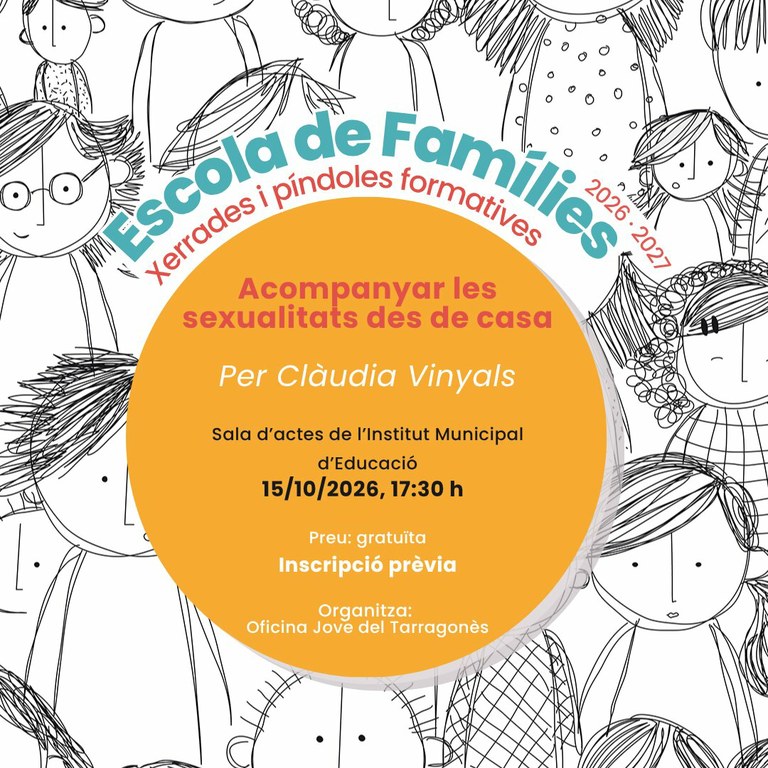 Escola de Famílies: "Acompanyar les sexualitats des de casa"