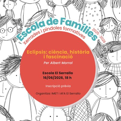 Escola de Famílies: "Eclipsis: ciència, història i fascinació"