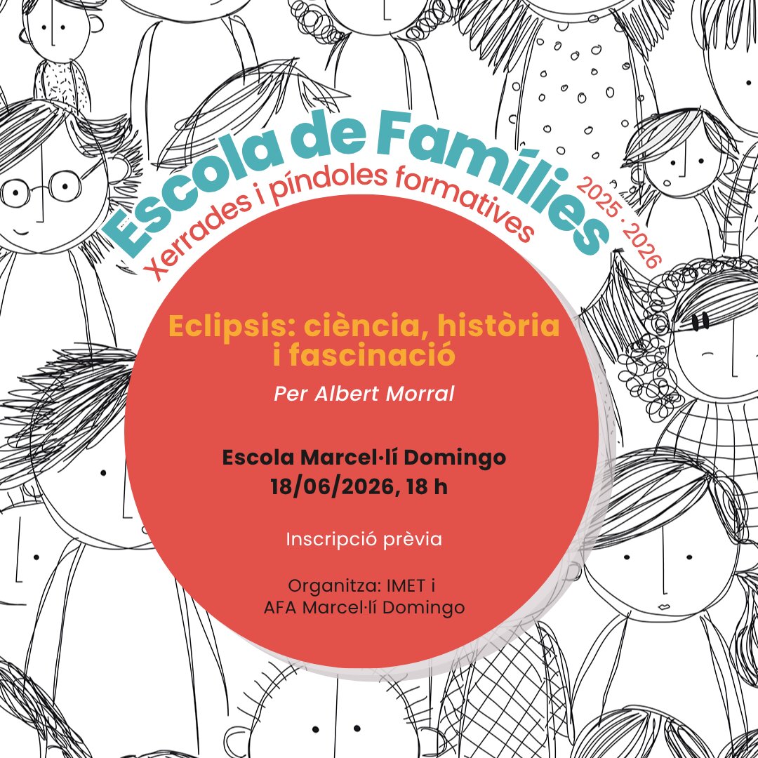 Escola de Famílies: "Eclipsis: ciència, història i fascinació"