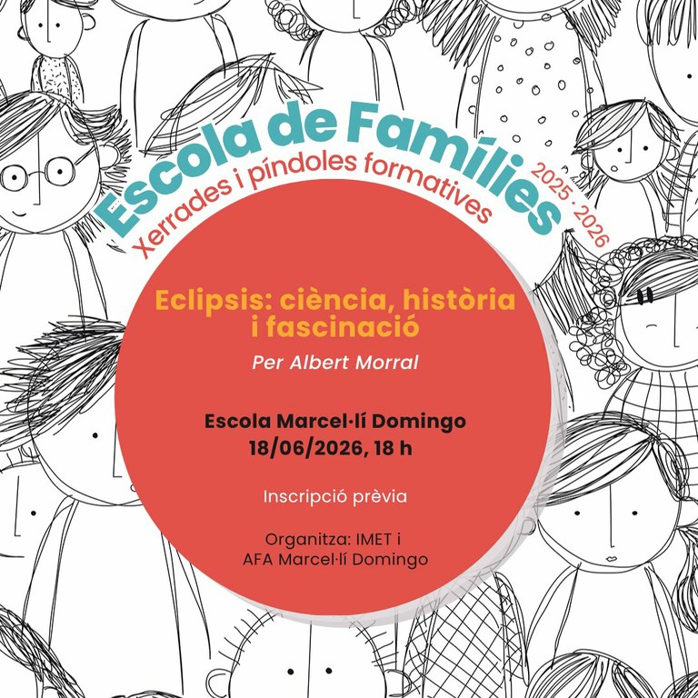 Escola de Famílies: "Eclipsis: ciència, història i fascinació"