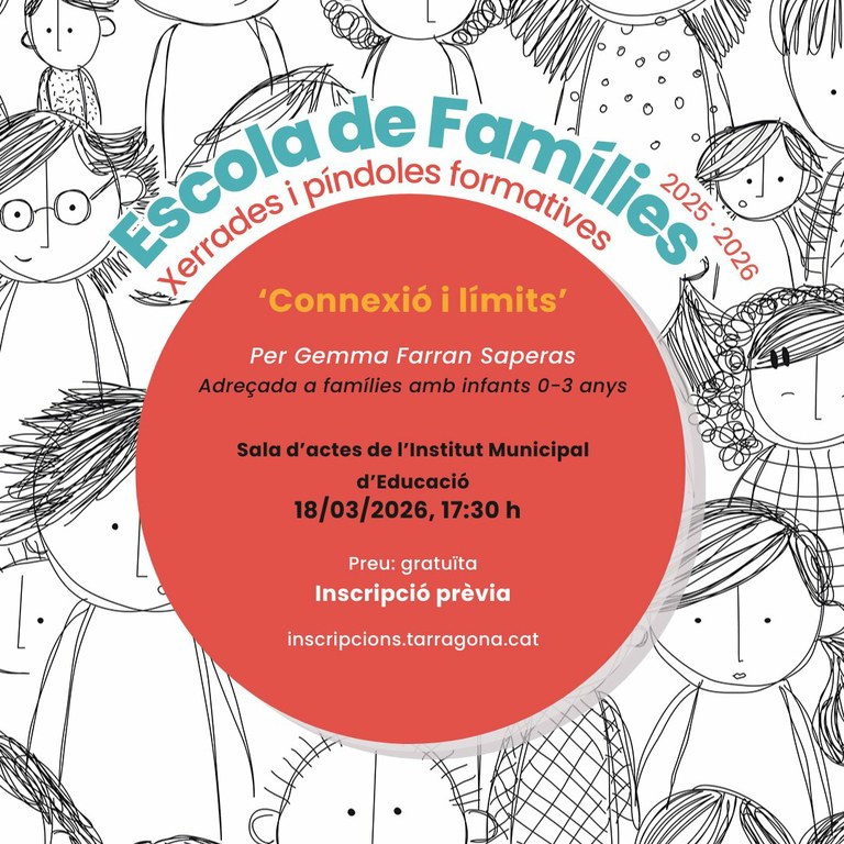 Escola de Famílies: Xerrada amb Gemma Farran: 'Connexió i límits'