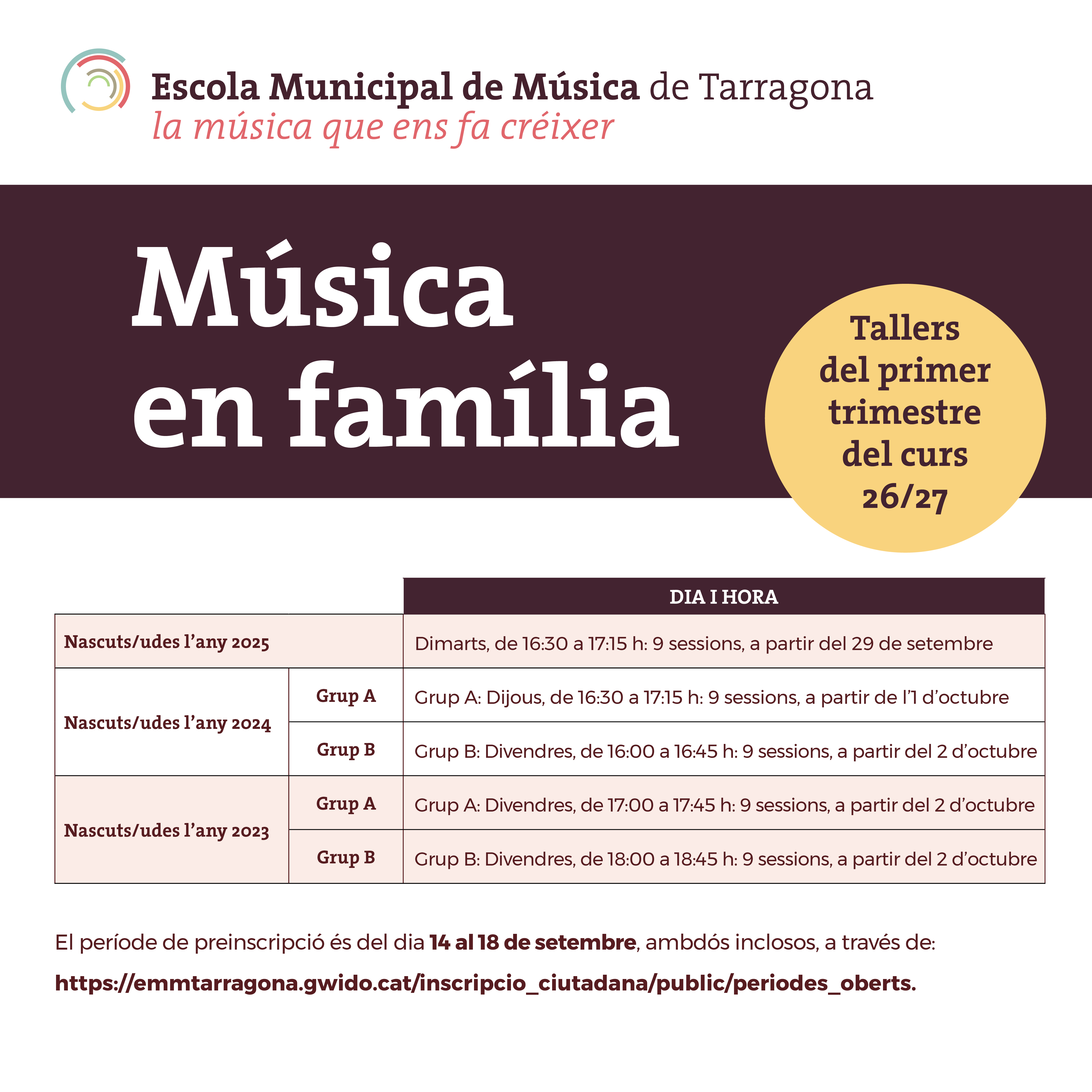 Música en família 1r trim 26/27