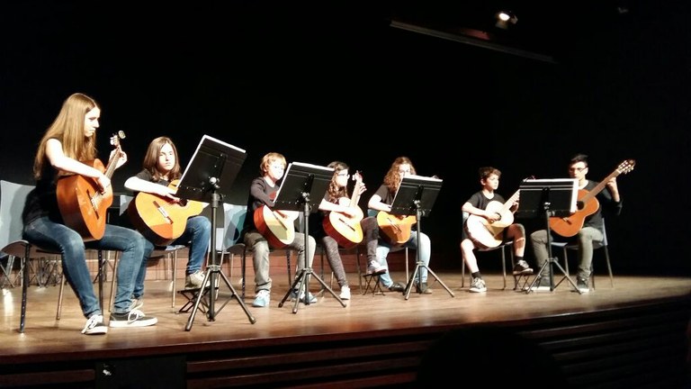El Grup de Guitarres Juvenil, un dels protagonistes de les Pinzellades Musicals