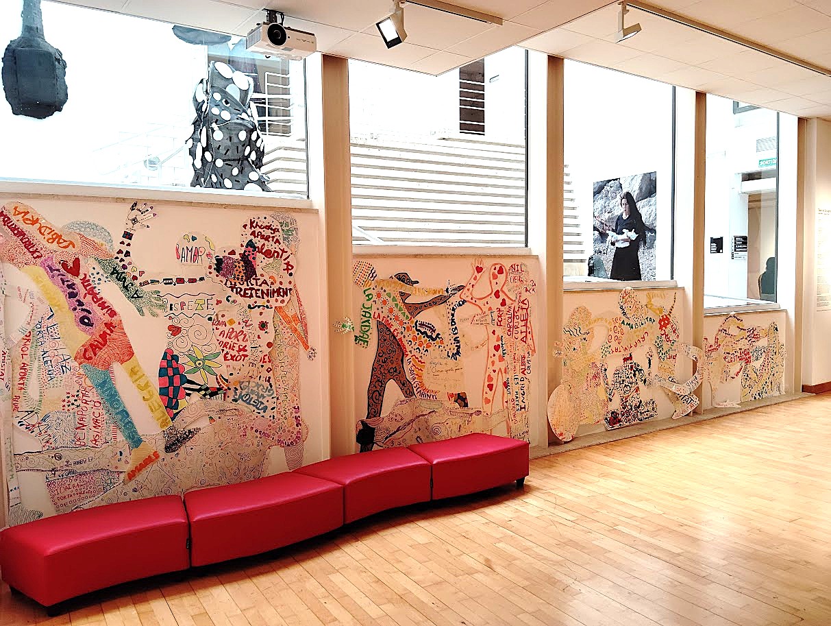 Grafismes i mesures humanes, inspirada en l’artista contemporània Maider López 2