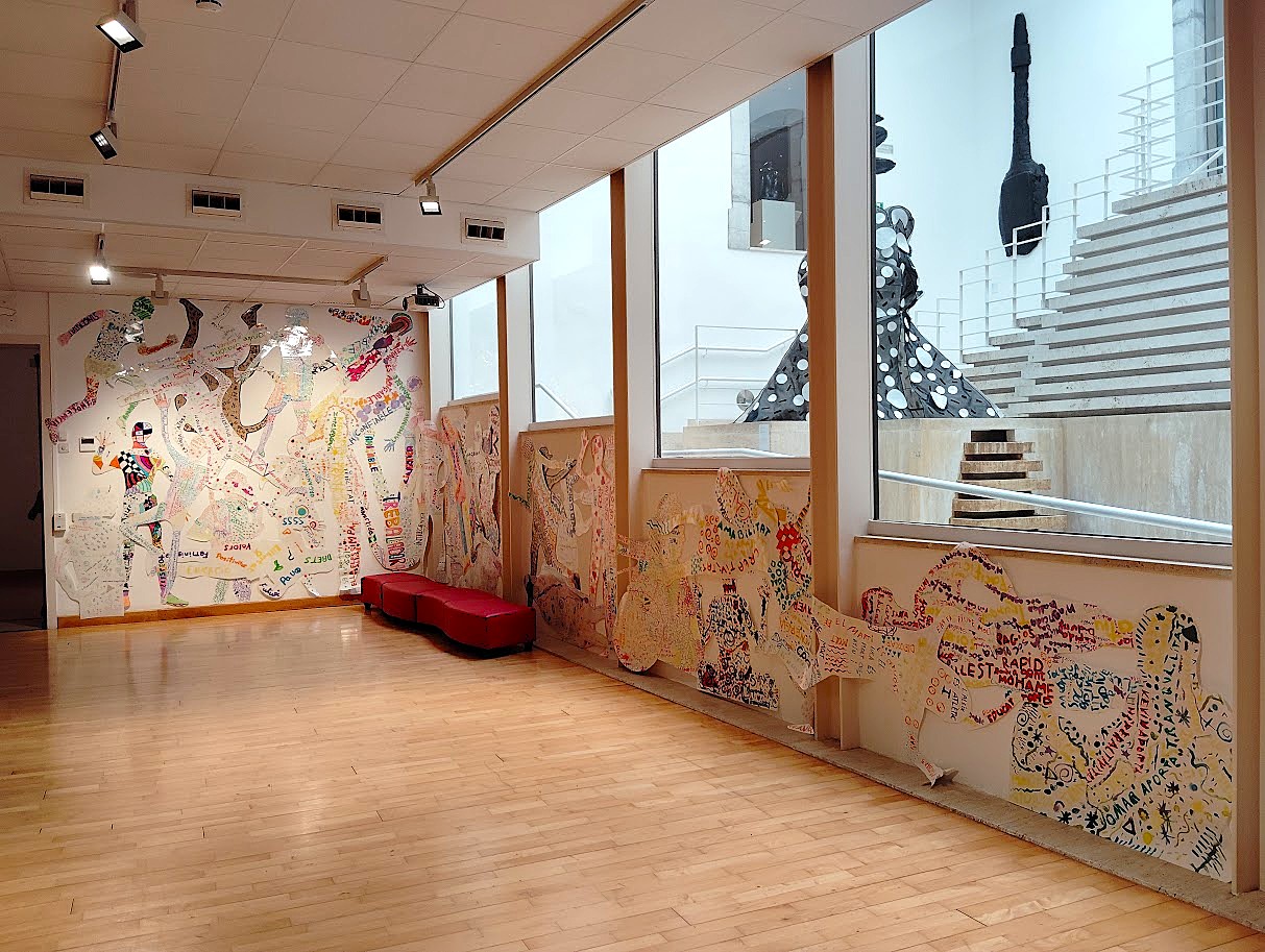 Grafismes i mesures humanes, inspirada en l’artista contemporània Maider López 4