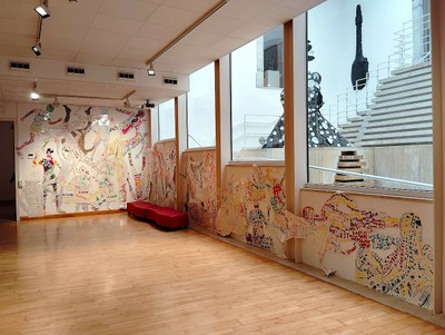 Grafismes i mesures humanes, inspirada en l’artista contemporània Maider López 4