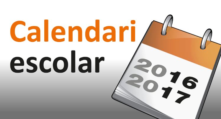 Calendari escolar 2016-2017