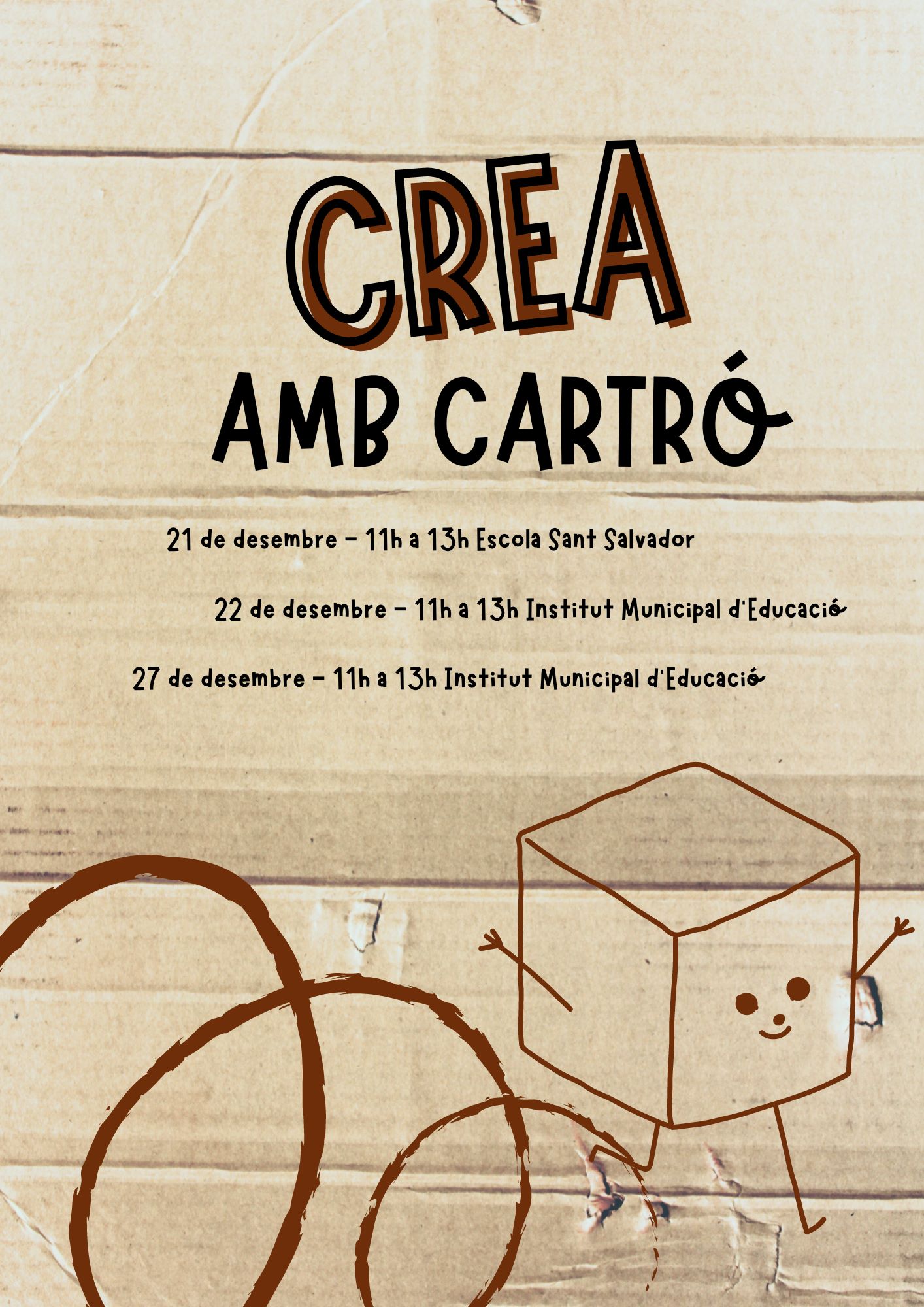 Cartell Crea amb Cartó