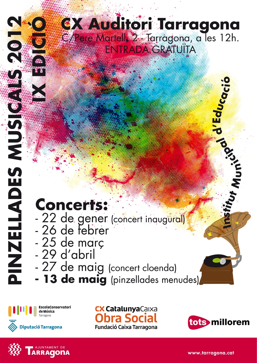 cartell pinzellades musicals 2012