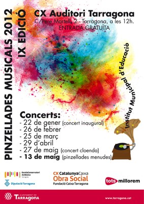 cartell pinzellades musicals 2012