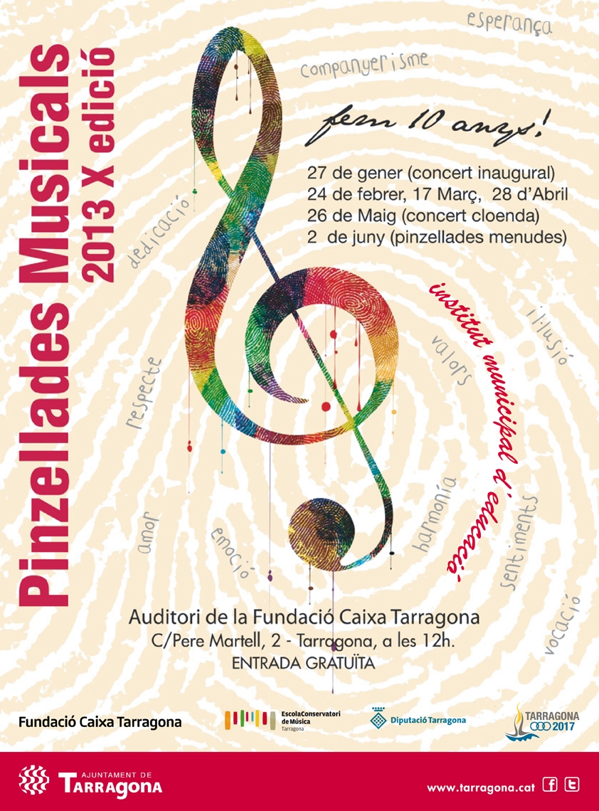 cartell pinzellades musicals 2013