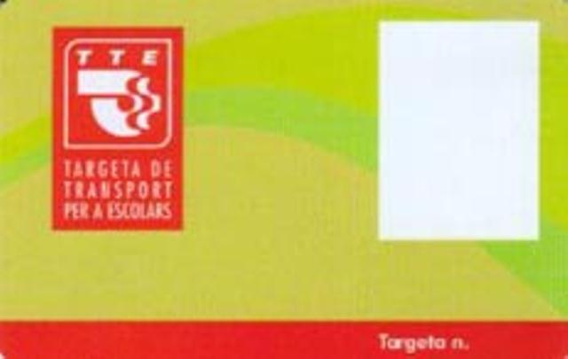 Targeta transport escolar