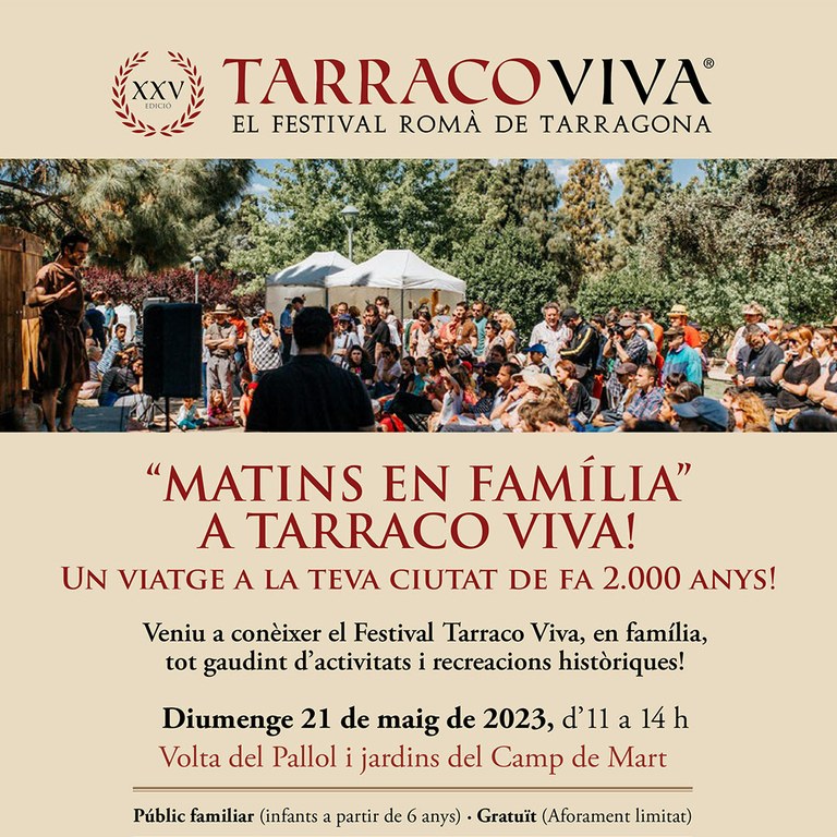 Aquest diumenge arriba el primer Matins en família a Tarraco Viva amb la participació de mig centenar de persones