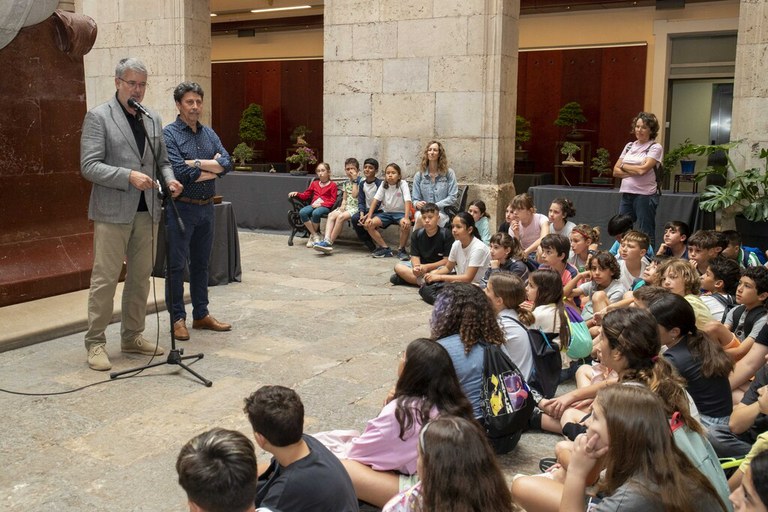 L'Ajuntament rep un grup d'alumnes dels CEIP Concepción Arenal de Còrdova i El Miracle de Tarragona
