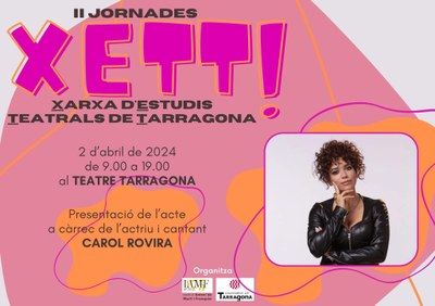  El Teatre Tarragona acull les II Jornades de la Xarxa d'Ensenyaments Teatrals