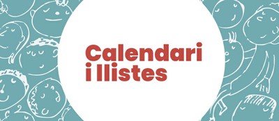 Calendari i llistes