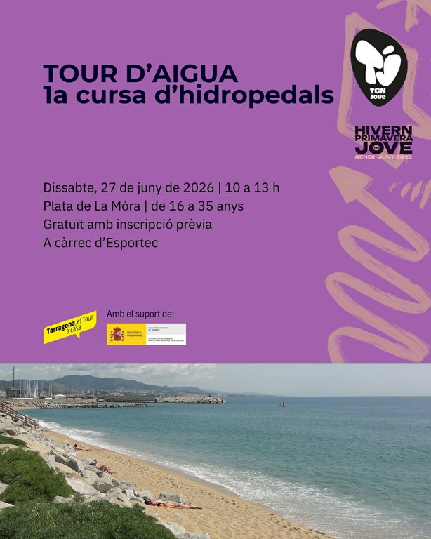 Tour d'aigua. 1a cursa d’hidropedals