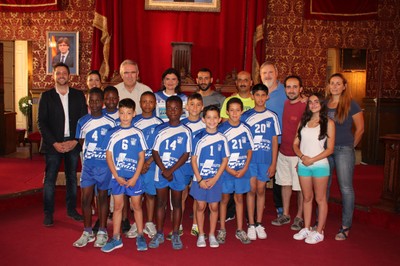 Equip benjamí masculí del Tarragona Handbol Club