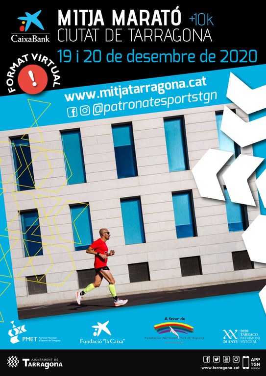 Aquest any, la Mitja Marató i els 10k Ciutat de Tarragona seran virtuals