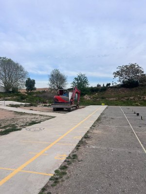 Comencen les obres per il·luminar la zona d'entrenament i competició del camp de tir amb arc a Sant Salvador