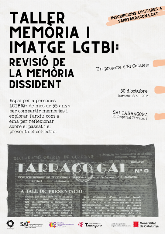 Taller Memòria i Imatge LGTBI