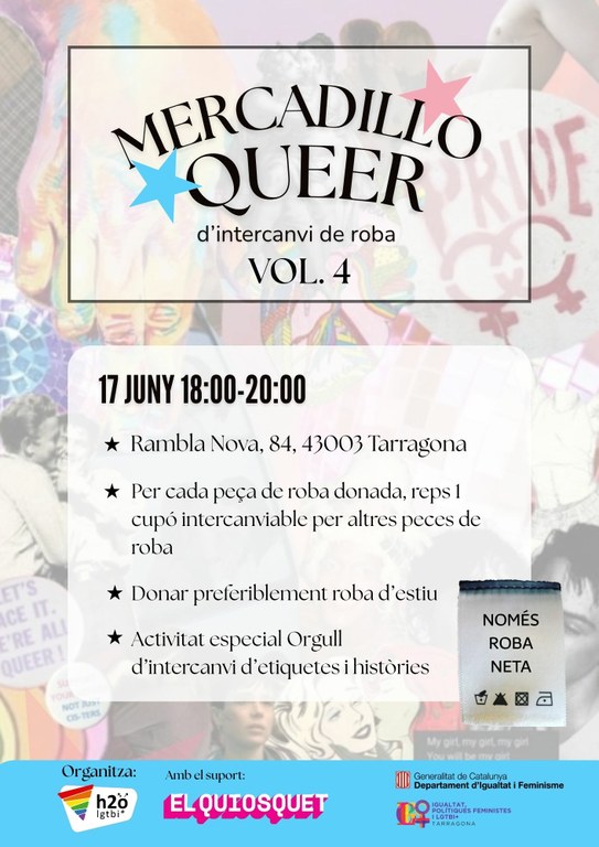 Mercadillo Queer d'intercanvi de roba