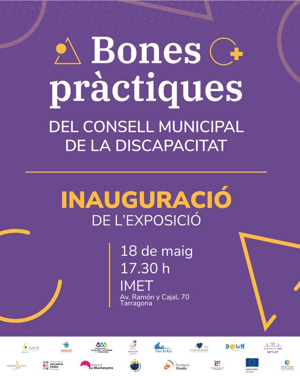 Inauguració de l'exposició "Bones Pràctiques del Consell Municipal de Discapacitat"
