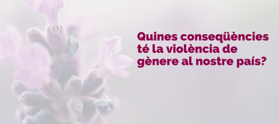 Quines conseqüències té la violència de gènere?