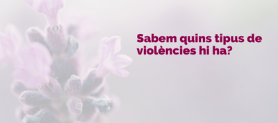 Sabem quins tipus de violència hi ha?