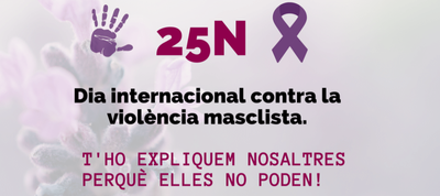 25N Dia Internacional contra la violència masclista