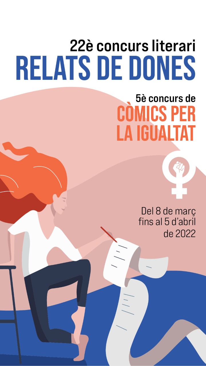 22è concurs literari 'Relats de Dones' i 5è 'Còmics per la igualtat'