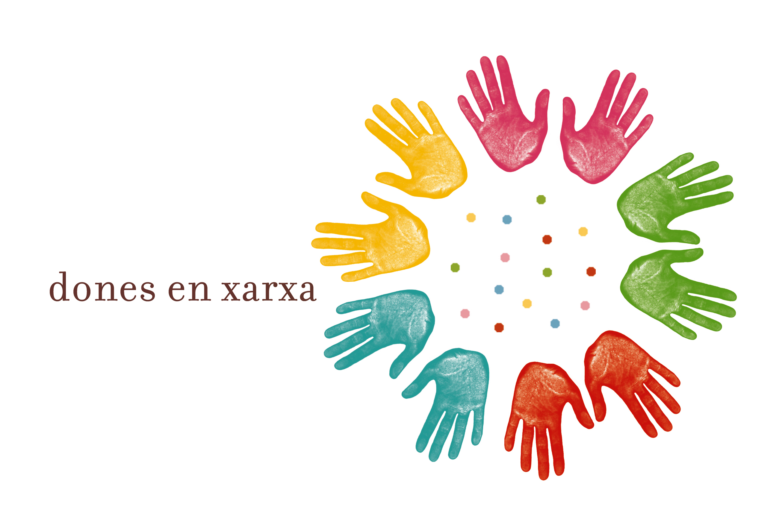 Logo dones en xarxa llarg