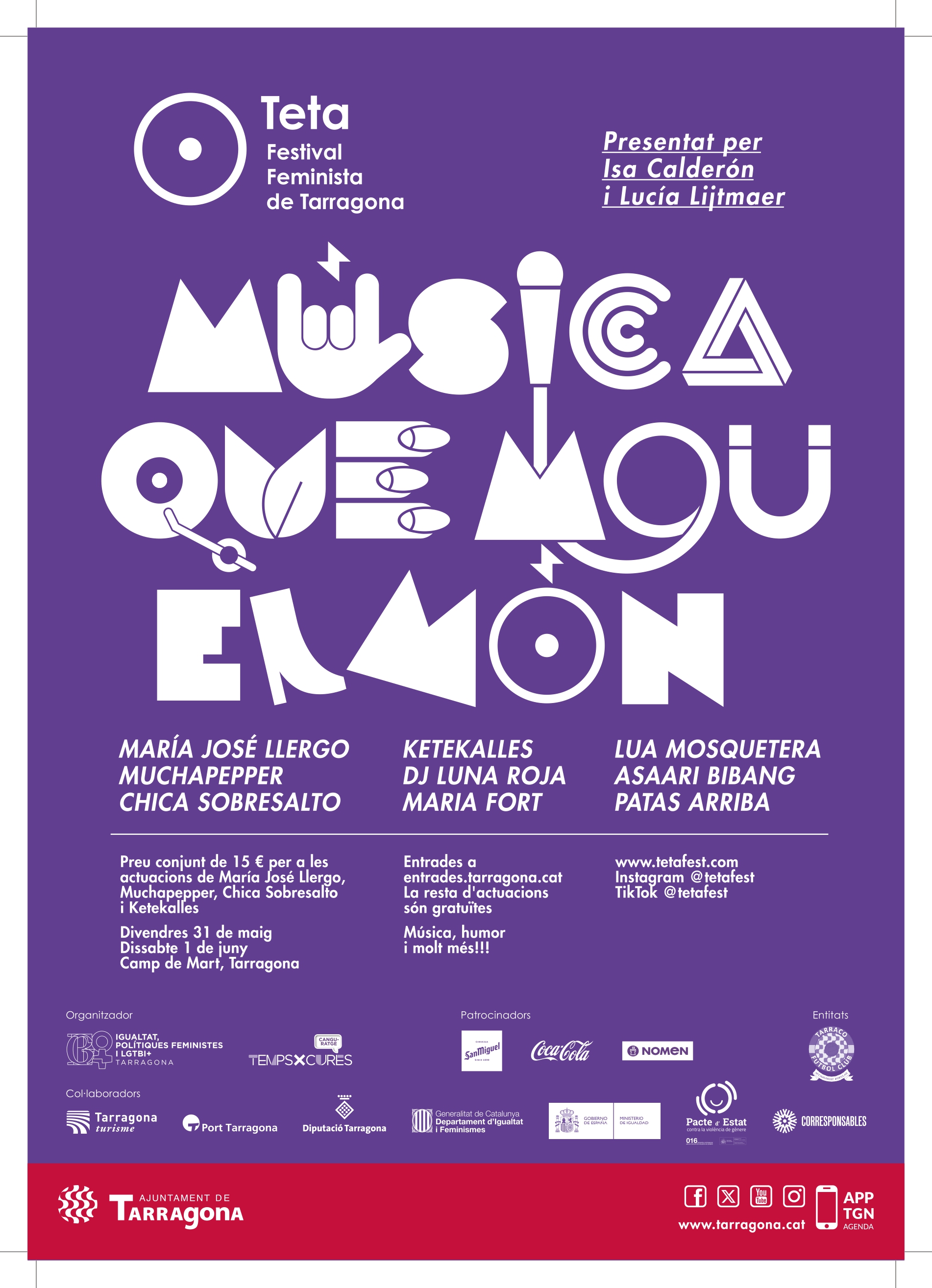 imatge cartell artistes Teta 2024