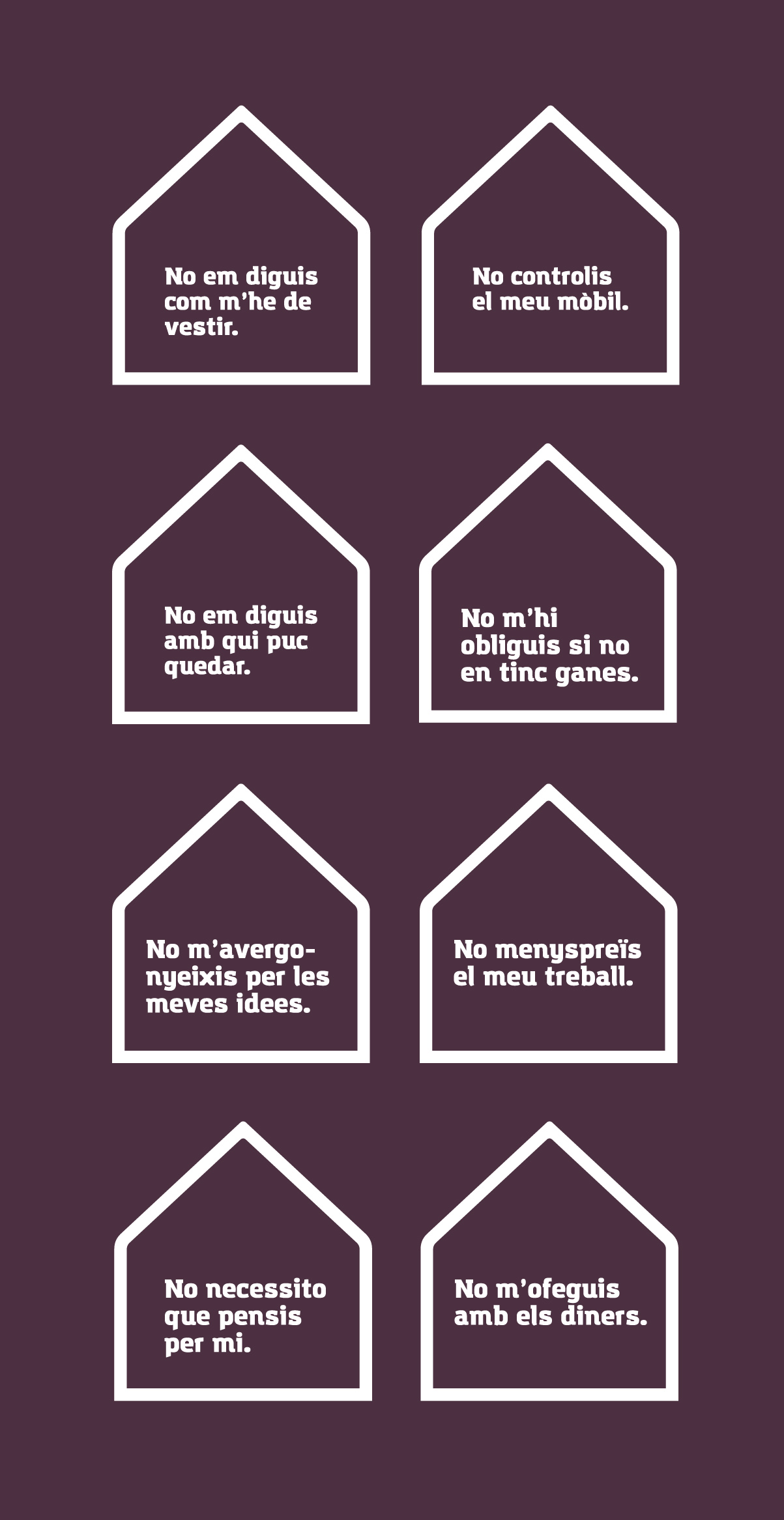 Respecta'm 2019: relacions afectives - eslògans