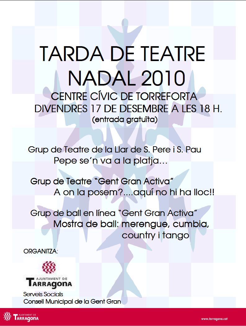 Tarda de Teatre Gent Gran 2010