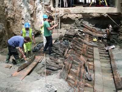 Arqueologia subaquàtica al Museu: Coneix com es van trobar els vaixells de la plaça dels Carros