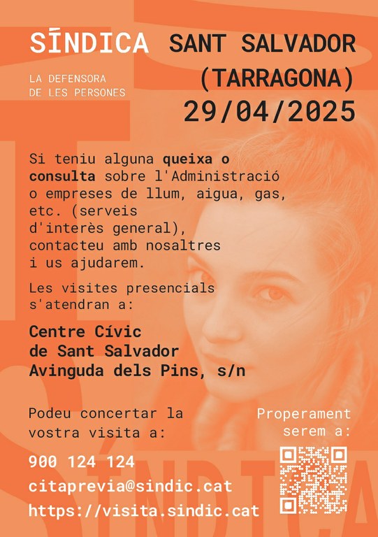 Visita presencial de l'equip de la Síndica de Greuges a Sant Salvador