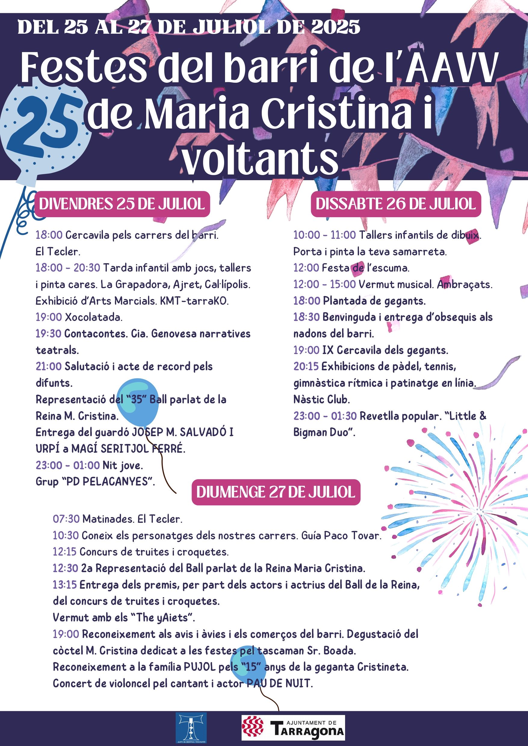 Primera jornada de les festes de Maria Cristina i voltants