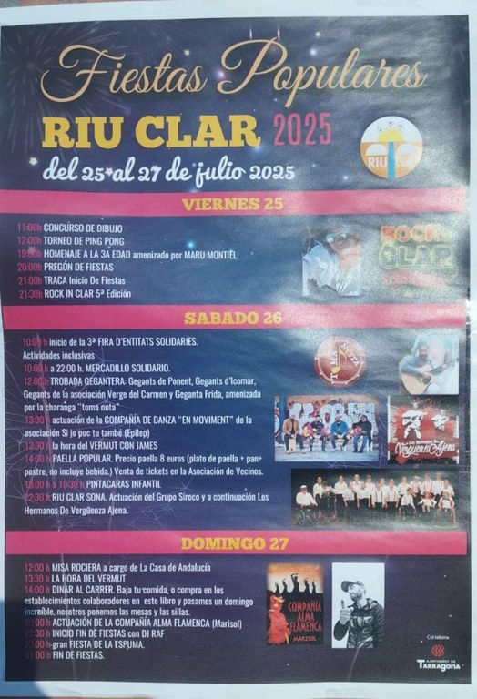 Primera jornada de les Festes Populars de Riu Clar 2025